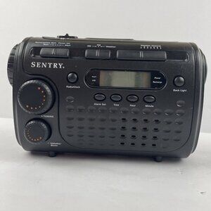 Sentry PR911 NOAA Weather Band Radio Flashlight Emergency Siren 3-Way Power